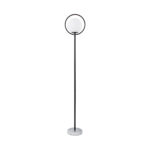 GLOBOSTAR® VERSAILLES 01540 Μοντέρνο Επιδαπέδιο Φωτιστικό με Ντουί 1 x E27 AC 220-240V IP20 - Μαύρο & Λευκό - Μ25 x Π25 x Υ150cm - Image 2