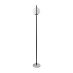 GLOBOSTAR® VERSAILLES 01540 Μοντέρνο Επιδαπέδιο Φωτιστικό με Ντουί 1 x E27 AC 220-240V IP20 - Μαύρο & Λευκό - Μ25 x Π25 x Υ150cm - Image 4