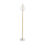 GLOBOSTAR® VERSAILLES 01543 Μοντέρνο Επιδαπέδιο Φωτιστικό με Ντουί 1 x E27 AC 220-240V IP20 - Χρυσό & Λευκό - Μ35 x Π35 x Υ170cm - Image 4