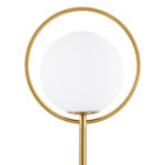 GLOBOSTAR® VERSAILLES 01543 Μοντέρνο Επιδαπέδιο Φωτιστικό με Ντουί 1 x E27 AC 220-240V IP20 - Χρυσό & Λευκό - Μ35 x Π35 x Υ170cm - Image 5