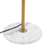 GLOBOSTAR® VERSAILLES 01543 Μοντέρνο Επιδαπέδιο Φωτιστικό με Ντουί 1 x E27 AC 220-240V IP20 - Χρυσό & Λευκό - Μ35 x Π35 x Υ170cm - Image 6