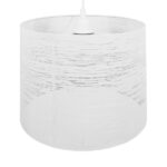 GLOBOSTAR® ACCADEMIA 01557 Μοντέρνο Κρεμαστό Φωτιστικό Οροφής με Ντουί 1 x E27 AC 220-240V IP20 - Λευκό - Μ35 x Π35 x Υ25cm - Image 4