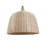 GLOBOSTAR® BAHAMAS 01570 Boho Κρεμαστό Φωτιστικό Οροφής με Ντουί 1 x E27 AC 220-240V IP20 - Μπεζ - Μ90 x Π90 x Y70cm - Image 2