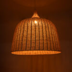 GLOBOSTAR® BAHAMAS 01570 Boho Κρεμαστό Φωτιστικό Οροφής με Ντουί 1 x E27 AC 220-240V IP20 - Μπεζ - Μ90 x Π90 x Y70cm - Image 3