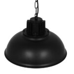 GLOBOSTAR® HARROW 01571 Vintage Κρεμαστό Φωτιστικό Οροφής με Ντουί 1 x E27 AC 220-240V IP20 - Μαύρο - Μ33 x Π33 x Υ32cm - Image 5