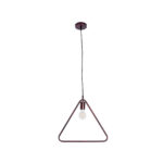 GLOBOSTAR® DELTA 01581 Μοντέρνο Κρεμαστό Φωτιστικό Οροφής με Ντουί 1 x E27 AC 220-240V IP20 - Χάλκινο - Μ37 x Π4 x Υ33cm - Image 4