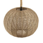 GLOBOSTAR® MANDALA 01593 Vintage Κρεμαστό Φωτιστικό Οροφής με Ντουί 1 x E27 AC 220-240V IP20 - Μπεζ - Μ60 x Π60 x Υ45cm - Image 4