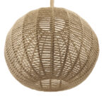GLOBOSTAR® MANDALA 01593 Vintage Κρεμαστό Φωτιστικό Οροφής με Ντουί 1 x E27 AC 220-240V IP20 - Μπεζ - Μ60 x Π60 x Υ45cm - Image 5