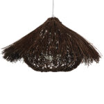 GLOBOSTAR® CHEOPE 01600 Boho Κρεμαστό Φωτιστικό Οροφής με Ντουί 1 x E27 AC 220-240V IP20 - Καφέ - Μ50 x Π50 x Y30cm - Image 3