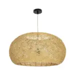 GLOBOSTAR® FIJI INCASS 01628 Vintage Κρεμαστό Φωτιστικό Οροφής με Ντουί 5 x E27 AC 220-240V IP20 - Μπεζ - Μ60 x Π60 x Υ29cm - Image 3