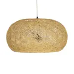 GLOBOSTAR® FIJI INCASS 01628 Vintage Κρεμαστό Φωτιστικό Οροφής με Ντουί 5 x E27 AC 220-240V IP20 - Μπεζ - Μ60 x Π60 x Υ29cm - Image 4