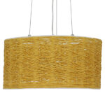 GLOBOSTAR® INCASS 01630 Vintage Κρεμαστό Φωτιστικό Οροφής με Ντουί 3 x E27 AC 220-240V IP20 - Μπεζ - Μ40 x Π40 x Υ22cm - Image 4