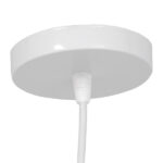 GLOBOSTAR® LITTLE MAN 01651 Μοντέρνο Κρεμαστό Φωτιστικό Οροφής με Ντουί 1 x E27 AC 220-240V IP20 - Λευκό - Μ20 x Π20 x Υ40cm - Image 6