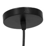 GLOBOSTAR® LITTLE MAN 01652 Μοντέρνο Κρεμαστό Φωτιστικό Οροφής με Ντουί 1 x E27 AC 220-240V IP20 - Μαύρο - Μ20 x Π20 x Υ40cm - Image 6