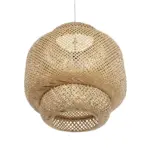 GLOBOSTAR® MALDIVES 01657 Boho Κρεμαστό Φωτιστικό Οροφής με Ντουί 1 x E27 AC 220-240V IP20 - Μπεζ - Μ50 x Π50 x Υ50m - Image 5