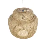 GLOBOSTAR® MALDIVES 01657 Boho Κρεμαστό Φωτιστικό Οροφής με Ντουί 1 x E27 AC 220-240V IP20 - Μπεζ - Μ50 x Π50 x Υ50m - Image 6