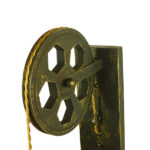 GLOBOSTAR® RYDON 01659 Vintage Φωτιστικό Τοίχου - Απλίκα με Ντουί 1 x E27 AC 220-240V IP20 - Μπρούτζινο Εφέ Σκουριάς - Μ15 x Π24 x Υ70cm - Image 4
