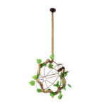 GLOBOSTAR® BRADLEY 01661 Vintage Κρεμαστό Φωτιστικό Οροφής με Ντουί 1 x E27 AC 220-240V IP20 - Πολύχρωμο - Μ42 x Π42 x Y42cm - Image 6