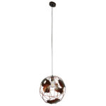 GLOBOSTAR® EARTH 01665 Vintage Κρεμαστό Φωτιστικό Οροφής με Ντουί 1 x E27 AC 220-240V IP20 - Χάλκινο - Μ40 x Π40 x Y40cm - Image 2