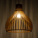 GLOBOSTAR® SCANDINAVIA 01697 Boho Κρεμαστό Φωτιστικό Οροφής με Ντουί 1 x E27 AC 220-240V IP20 - Μπεζ - Μ35 x Π35 x Υ35cm - Image 3