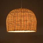 GLOBOSTAR® BERMUDA 01708 Boho Κρεμαστό Φωτιστικό Οροφής με Ντουί 1 x E27 AC 220-240V IP20 - Μπεζ - Μ31 x Π31 x Y22cm - Image 3