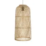 GLOBOSTAR® CALERO 01710 Boho Κρεμαστό Φωτιστικό Οροφής με Ντουί 1 x E27 AC 220-240V IP20 - Μπεζ - Μ25 x Π25 x Υ50cm - Image 4