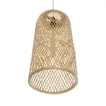 GLOBOSTAR® CALERO 01710 Boho Κρεμαστό Φωτιστικό Οροφής με Ντουί 1 x E27 AC 220-240V IP20 - Μπεζ - Μ25 x Π25 x Υ50cm - Image 5