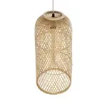 GLOBOSTAR® CALERO 01710 Boho Κρεμαστό Φωτιστικό Οροφής με Ντουί 1 x E27 AC 220-240V IP20 - Μπεζ - Μ25 x Π25 x Υ50cm - Image 6