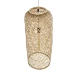 GLOBOSTAR® CALERO 01711 Boho Κρεμαστό Φωτιστικό Οροφής με Ντουί 1 x E27 AC 220-240V IP20 - Μπεζ - Μ30 x Π30 x Υ70cm - Image 6