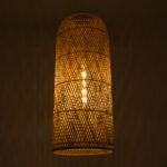 GLOBOSTAR® CALERO 01712 Boho Κρεμαστό Φωτιστικό Οροφής με Ντουί 1 x E27 AC 220-240V IP20 - Μπεζ - Μ40 x Π40 x Υ90cm - Image 3