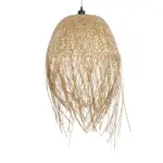 GLOBOSTAR® MANILA 01714 Boho Κρεμαστό Φωτιστικό Οροφής με Ντουί 1 x E27 AC 220-240V IP20 - Μπεζ - Μ45 x Π45 x Υ60cm - Image 4