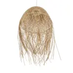 GLOBOSTAR® MANILA 01714 Boho Κρεμαστό Φωτιστικό Οροφής με Ντουί 1 x E27 AC 220-240V IP20 - Μπεζ - Μ45 x Π45 x Υ60cm - Image 5