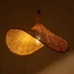 GLOBOSTAR® CUBA 01719 Boho Κρεμαστό Φωτιστικό Οροφής με Ντουί 1 x E27 AC 220-240V IP20 - Μπεζ - Μ53 x Π42 x Υ32cm - Image 2