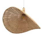 GLOBOSTAR® CUBA 01721 Boho Κρεμαστό Φωτιστικό Οροφής με Ντουί 1 x E27 AC 220-240V IP20 - Μπεζ - Μ64 x Π48 x Υ41cm - Image 5