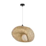 GLOBOSTAR® CARIBBEAN 01723 Boho Κρεμαστό Φωτιστικό Οροφής με Ντουί 1 x E27 AC 220-240V IP20 - Μπεζ - Μ50 x Π45 x Υ35cm - Image 3