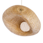 GLOBOSTAR® CARIBBEAN 01724 Boho Κρεμαστό Φωτιστικό Οροφής με Ντουί 1 x E27 AC 220-240V IP20 - Μπεζ - Μ60 x Π60 x Υ38cm - Image 6