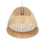 GLOBOSTAR® BORA-BORA 01735 Boho Κρεμαστό Φωτιστικό Οροφής με Ντουί 1 x E27 AC 220-240V IP20 - Μπεζ - Μ45 x Π45 x Υ44cm - Image 5