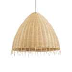 GLOBOSTAR® AQUATIC 01743 Boho Κρεμαστό Φωτιστικό Οροφής με Ντουί 1 x E27 AC 220-240V IP20 - Μπεζ - Μ60 x Π60 x Υ60cm - Image 2