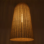 GLOBOSTAR® FAROL 01746 Boho Κρεμαστό Φωτιστικό Οροφής με Ντουί 1 x E27 AC 220-240V IP20 - Μπεζ - Μ60 x Π60 x Y100cm - Image 3