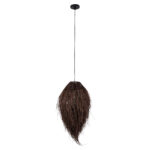 GLOBOSTAR® ARCHIPELAGO 01748 Boho Κρεμαστό Φωτιστικό Οροφής με Ντουί 1 x E27 AC 220-240V IP20 - Καφέ - Μ30 x Π30 x Υ63cm - Image 4