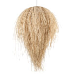 GLOBOSTAR® ARCHIPELAGO 01749 Boho Κρεμαστό Φωτιστικό Οροφής με Ντουί 1 x E27 AC 220-240V IP20 - Μπεζ - Μ40 x Π40 x Υ63cm - Image 6