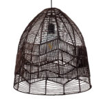 GLOBOSTAR® ALOHA 01752 Boho Κρεμαστό Φωτιστικό Οροφής με Ντουί 1 x E27 AC 220-240V IP20 - Καφέ - Μ45 x Π45 x Υ48cm - Image 6