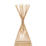GLOBOSTAR® AZORES 01753 Boho Επιδαπέδιο Φωτιστικό με Ντουί 1 x E27 AC 220-240V IP20 - Μπεζ - Μ30 x Π30 x Υ90cm - Image 5
