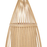 GLOBOSTAR® AZORES 01753 Boho Επιδαπέδιο Φωτιστικό με Ντουί 1 x E27 AC 220-240V IP20 - Μπεζ - Μ30 x Π30 x Υ90cm - Image 6