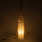 GLOBOSTAR® AZORES 01755 Boho Επιδαπέδιο Φωτιστικό με Ντουί 1 x E27 AC 220-240V IP20 - Μπεζ - Μ40 x Π40 x Υ150cm - Image 3