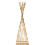GLOBOSTAR® AZORES 01755 Boho Επιδαπέδιο Φωτιστικό με Ντουί 1 x E27 AC 220-240V IP20 - Μπεζ - Μ40 x Π40 x Υ150cm - Image 5