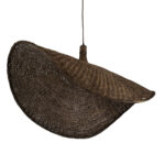 GLOBOSTAR® CUBA 01768 Boho Κρεμαστό Φωτιστικό Οροφής με Ντουί 1 x E27 AC 220-240V IP20 - Καφέ - Μ80 x Π80 x Υ49cm - Image 6