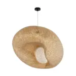 GLOBOSTAR® CARIBBEAN 01784 Μοντέρνο Κρεμαστό Φωτιστικό Οροφής με Ντουί 1 x E27 AC 220-240V IP20 - Μπεζ - Μ82 x Π72 x Υ52cm - Image 3