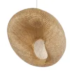 GLOBOSTAR® CARIBBEAN 01784 Μοντέρνο Κρεμαστό Φωτιστικό Οροφής με Ντουί 1 x E27 AC 220-240V IP20 - Μπεζ - Μ82 x Π72 x Υ52cm - Image 5