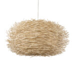 GLOBOSTAR® MINORCA 01786 Boho Κρεμαστό Φωτιστικό Οροφής με Ντουί 1 x E27 AC 220-240V IP20 - Μπεζ - Μ100 x Π100 x Υ45cm - Image 2